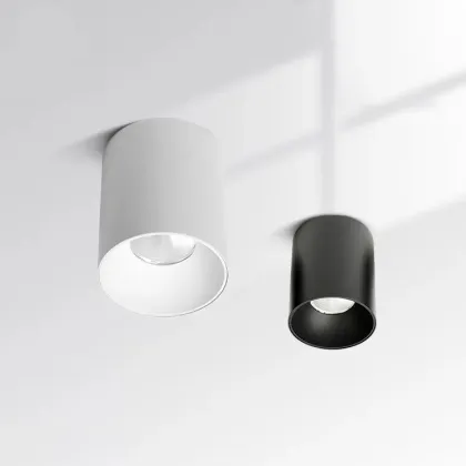 No Main Light Anti-glare Spotlight: LED Surface Mounted Downlight for Living Room, Bedroom, and Ceiling