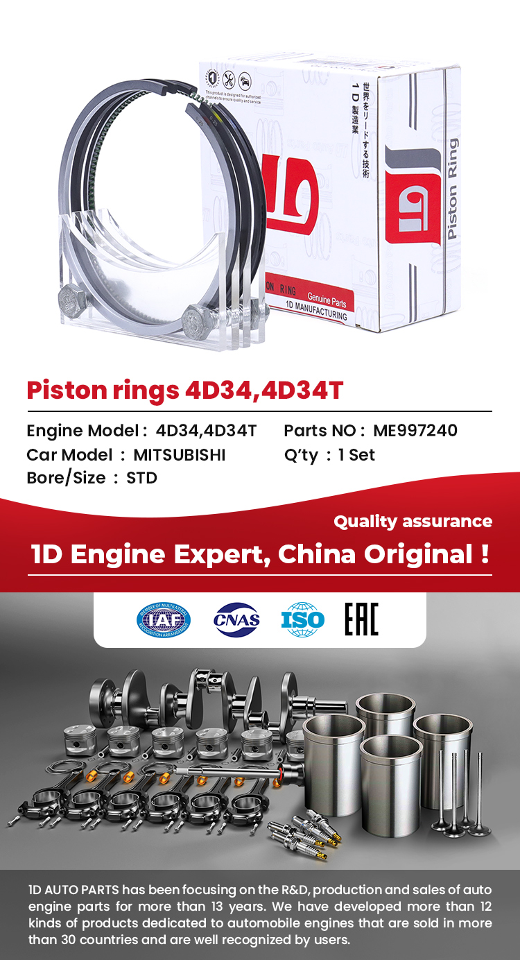 MITSUBISHI Piston Ring 4D34-T