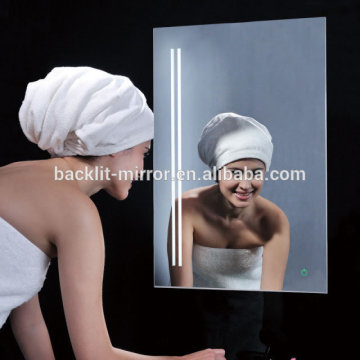 All kinds of frameless or frame LED mirror with ironbox back side