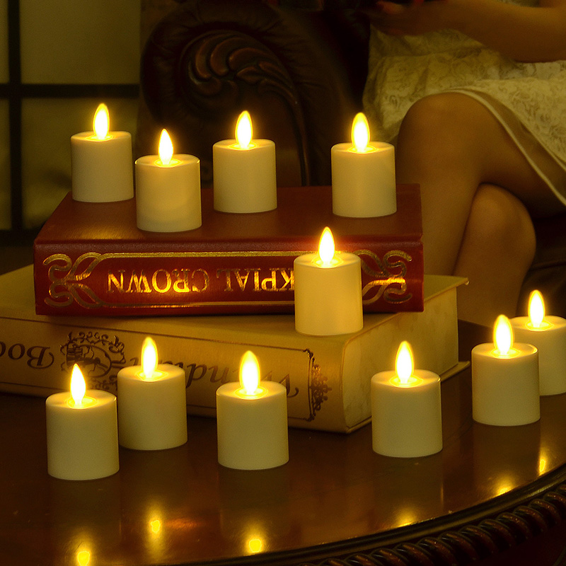 Moving Flame Rechargeable Tealight Candles