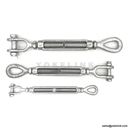 Drop Forged Turnbuckle HDG | ASTM F1145 Utility Hardware | Jaw & Jaw Galvanized Turnbuckle