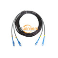 2F SC-SC SM Armored TPU Armored Outdoor Patch Cords