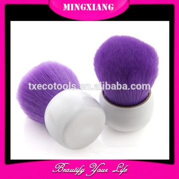 Purple Color Brush with silver Handle Kabuki Brush