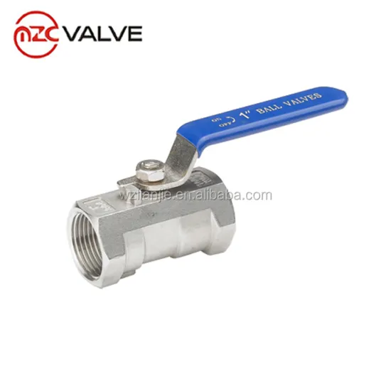 1000WOG 1 PC Stainless Steel Ball Valve Screw End with Handles