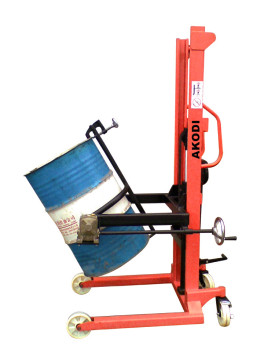 Camion à tambour hydraulique manuel