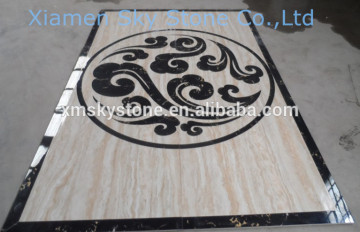 sky17 floor pattern water jet marble border