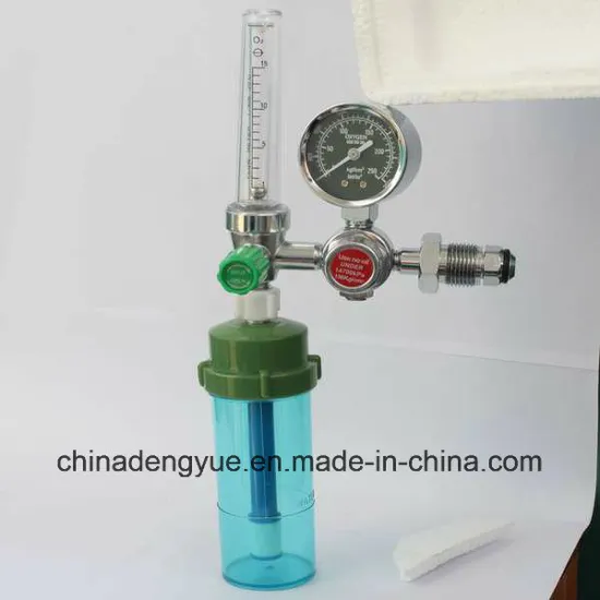 Oxygen Flowmeter with Humidifier Bottle