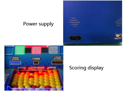 ThreePlus Space Theme Ball Pitching Skill Game Machine, Magic Cube Ticket Redemption Arcade Game for Sale