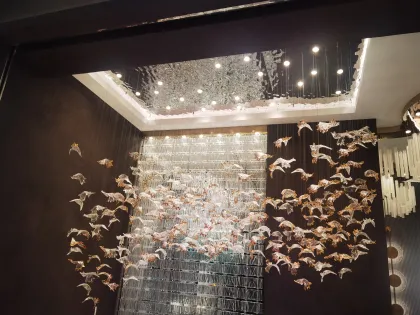 VEKO Lamps Pendant Lighting: Modern Chandelier for Living Room, Hotel, Restaurant