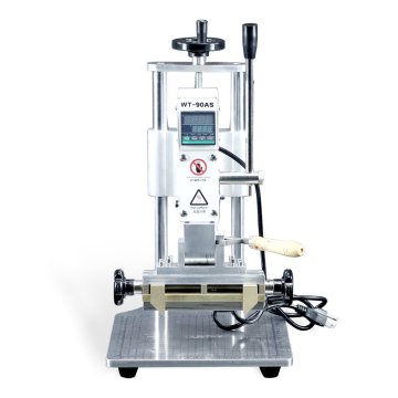 Compact Automatic Hot Stamping Machine for Leather Logos with Silver and Copper Foil