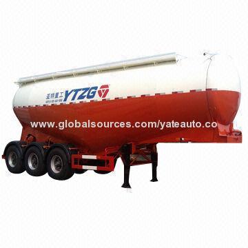 Bulk Cement Trailer, 42m² Effective Volume, 3 Axles, 13T FUWA Axle and 50T Loading Weight
