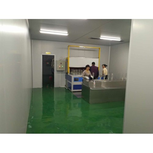 Glass bottle color coating line