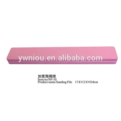 High Quality Beauty Tools Square End Polishing Sponge Nail File
