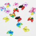 Foglio di resina colorata di simulazione farfalla Bellissimo pannello di resina animale per bambini Accessori di bellezza per capelli o telefono
