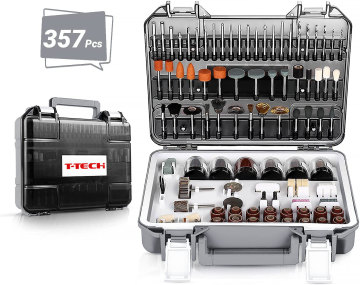 357pcs kit accessorio per strumenti rotanti compatibili con cordone: la tua soluzione completa per il taglio e la macinazione senza sforzo
