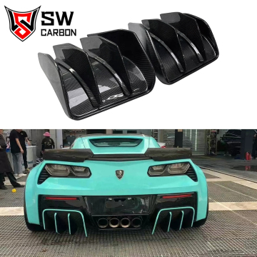 Carbon Fiber Rear Diffuser Kit for Chevrolet Corvette C7 Z06 2014-2019