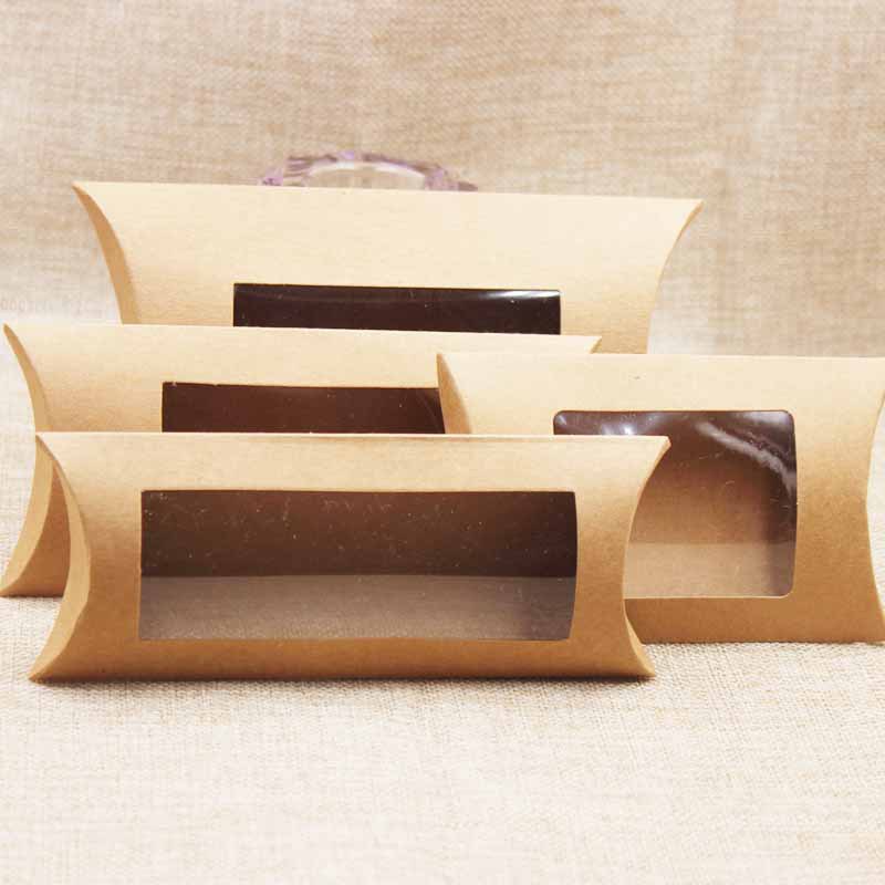 Brown Kraft Pillow Box