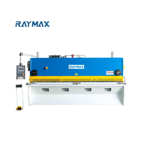 RAYMAX Hydraulic Guillotine Shearing Machine with P40T Control System for Metal Sheet Cutting