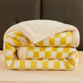 New three-layer quilted velvet lemon grid