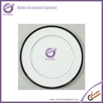 French Cheap White Porcelain Dinnerware Wholesale Charger Plates Dinner Sets