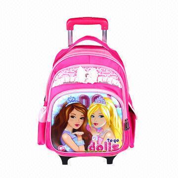 Trolley School Bags, Suitable for School and Traveling Purposes