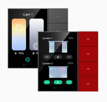Tuya Smart Home: Dotknij przełącznik ściany z czujnikami radaru i sterowaniem przyciemnianiem