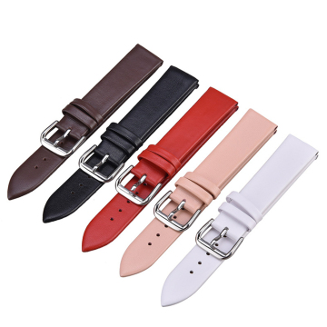 Colorful High Quality Leather Watch Bands 10mm-20mm