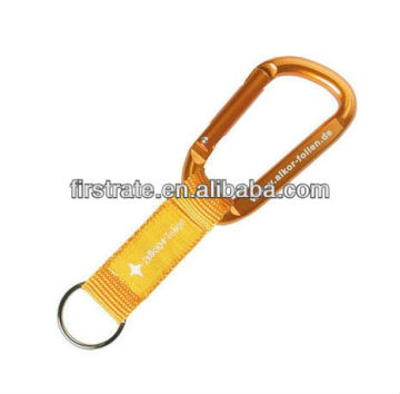aluminum climbing carabiner clip
