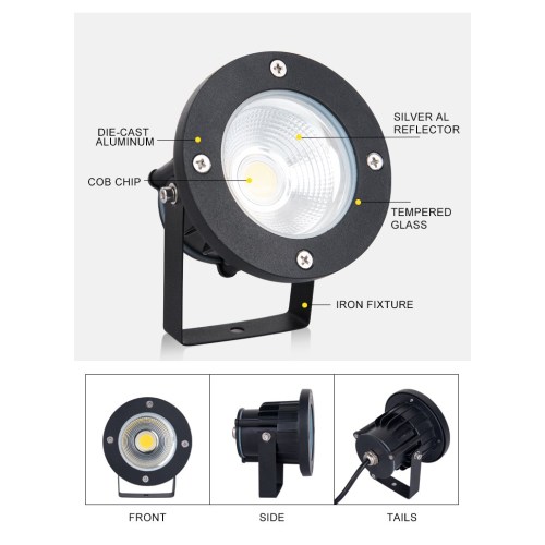 पनरोक IP65 गार्डन लैंप नई डिजाइन DC24V