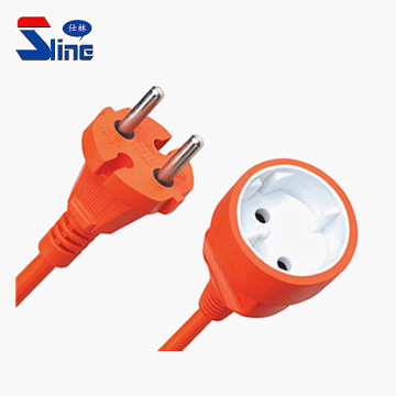 CEE7/17 Euro 2 Pin Power Extension Cord - Male Plug to Female Socket with VDE Approval