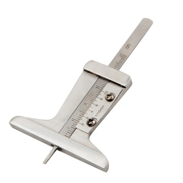 Wheelsky Stainless Steel Tyre Tread Depth Gauge