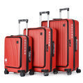 hree-Piece Fashionable Luggage Set: Includes Computer Boarding Box, Expandable Suitcase with Side Open Design and Pull Rod