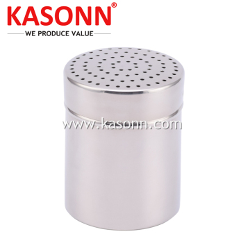 Mirror Stainless Steel Coffee Chocolate Sugar Powder Duster