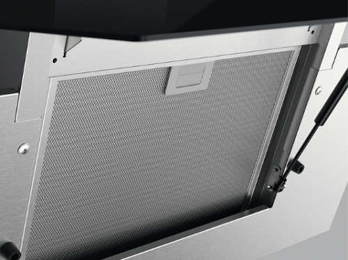 Zanussi Chimney Hood Black Glass and Stainless