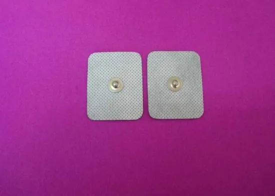 White Snap Massage Pad, Square, Rectangle Adhesive Electorde Pad From Professional Manufacturer With Ce