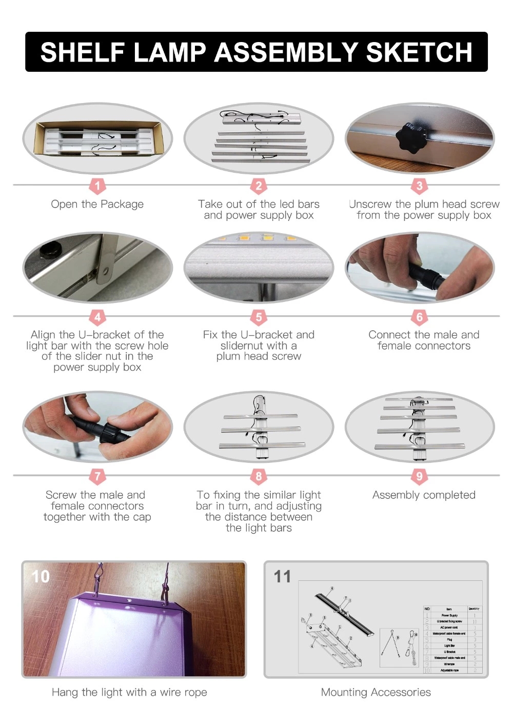  grow light bars lm301h