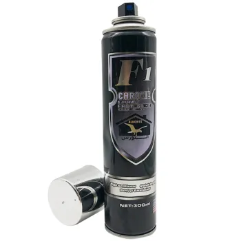 High Heat Resistant Gold Chrome Spray Paint for Metal and Plastic