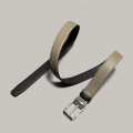 Premium Grey-Green Business Men's Leather Belt