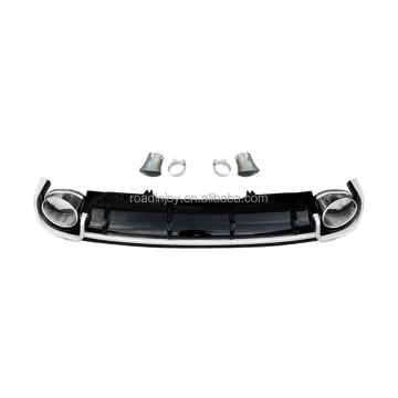 Rear Diffuser for Audi A4 B9 - Wholesale Car Body Kit (2017-2019) with Fins Spoiler Wing Lip