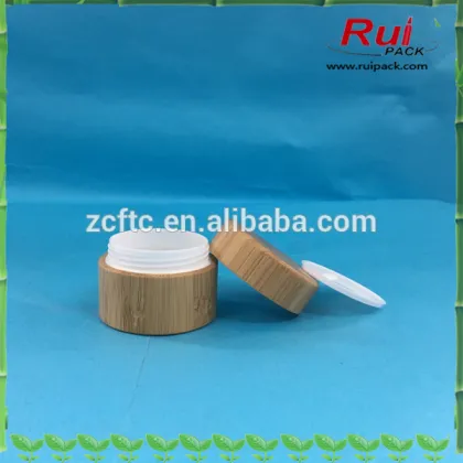100g bamboo cosmetic cream jar/wooden cosmetic jar /bamboo cosmetic packaging