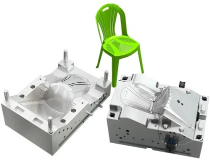 Plastic armchair injection moulds