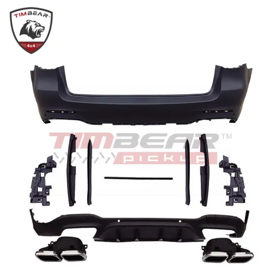 AMG 43 & 63 Style Body Kits with Rear Diffuser and Exhaust Pipe for Mercedes-Benz GLC X253 (2015)