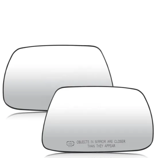 Replacement Left and Right Side Heated Mirror Glass for 2005-2010 Jeep Grand Cherokee: Part Numbers 5142875AA and 5142874AA
