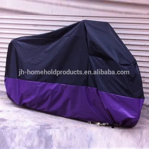 Black+silver Outdoor UV Protector Motorcycle body rain cover