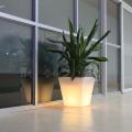 Vaso di fiori decorativo a LED per arredamento hotel