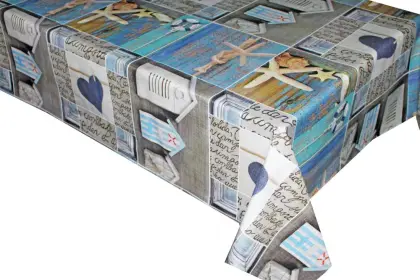 Elegant Tablecloth with Non woven backing Tesco
