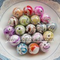 Δροσερό δαχτυλίδι 10 mm στρογγυλό Gumball απομίμηση Swarovski Beads