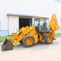 Diesel 4x4 tractor excavator front backhoe loader