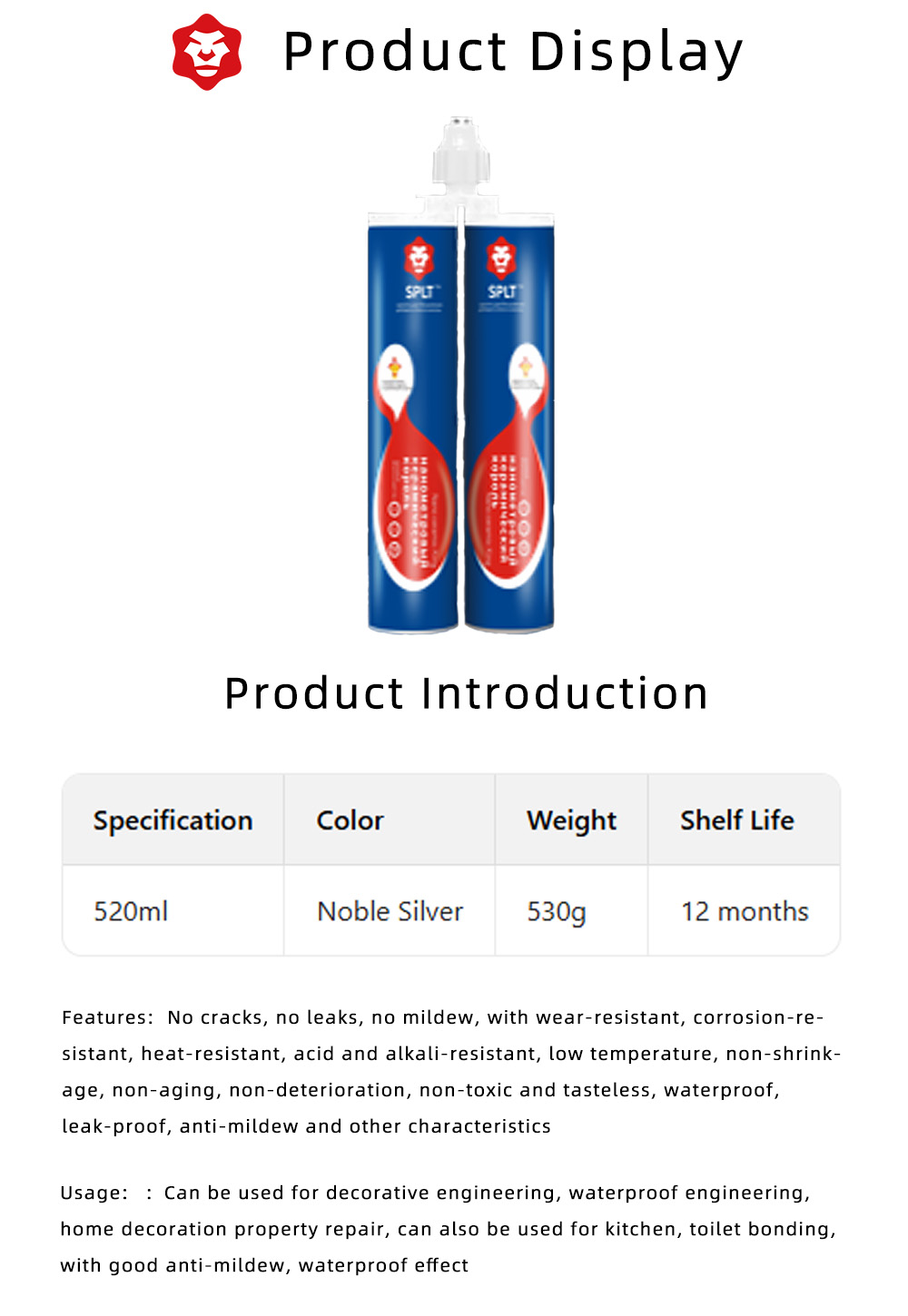 Multi-Use Grout Sealant for Home Renovation x