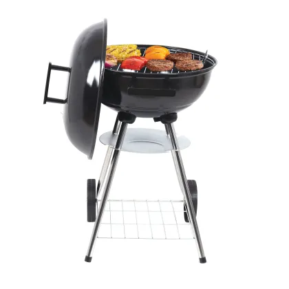 Garden Outdoor Kettle Barbecue Barbeque Grill Portable Kettle Charcoal Bbq Grill With Wheel